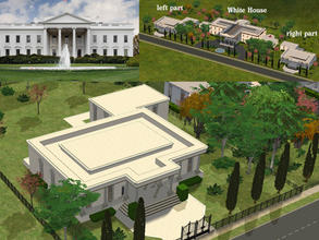 Sims 2 — Left Part of white House by Flaschengeist3 — The left Part of white House. Download the other parts :) Thanks