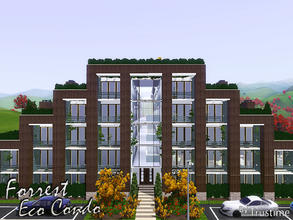 Sims 3 — Forrest ECO Condo by Trustime — This is a modern and an ECO condo with 20 cheap big apartments(each one have