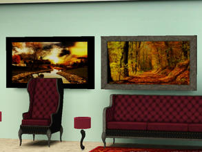 Sims 3 — fall paintings  by Emma4ang3l2 — Beautiful and stunning fall paintings for every room, that gives off an