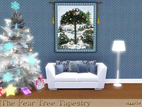 Sims 3 — The Pear Tree Tapestry by ziggy28 — A very sweet tapestry depicting the partridge in a pear tree from the song