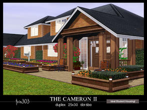 Sims 3 — The Cameron II by trin3032 — This is a wonderful student housing option! Already looks lived-in. The Cameron II