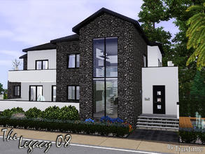 Sims 3 — The Legacy 08 by Trustime — Basement: - garage with 2 cars - 1/2 bathroom Ground floor: - hall - siting room -