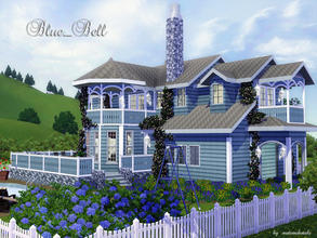 Sims 3 — Blue_Bell by matomibotaki — Lovely and cozy wooden home in american style for your sims. Details: Entrance,