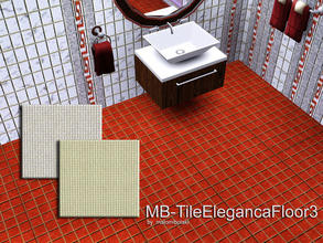 Sims 3 — MB-TileElegancaFloor3 by matomibotaki — MB-TileElegancaFloor3, elegant tile floor with 2 recolorable palettes,