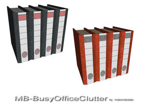 Sims 3 — MB-BusyOfficeClutter by matomibotaki — MB-BusyOfficeClutter, document-folder for your office as clutter of the -