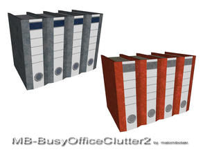 Sims 3 — MB-BusyOfficeClutter2 by matomibotaki — MB-BusyOfficeClutter2, smaller document-folder for your office as