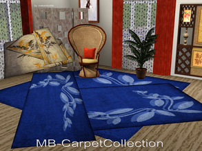 Sims 3 — MB-CarpetCollection by matomibotaki — MB-CarpetCollection, 3 different carpet sizes, large, medium and runner,