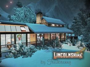 Sims 3 — Lincolnshire by fredbrenny — It is all about Christmas in this cozy cabin by the lake. This 2,5 bedroom cottage