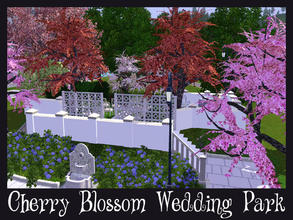 Sims 3 — Cherry Blossom Park by Lily-chan2 — Would you like your sims getting married, but don't have the perfect place