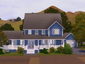 Sims 3 — Lorelai Gilmore's House (Gilmore Girls - unfurnished) by dorienski — This is Lorelai and Rory's house from