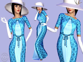 Sims 3 — Be Glamorous by pizazz — Dare to be glamorous! This elegant and stylish gown is crafted of a fine silk dress