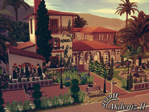 Sims 3 — Akdeniz02 -Furnished- by ayyuff — A beautiful family mediterranean(akdeniz) style house with a kitchen,a