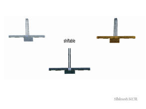 Sims 3 — Bathroom Loft - Wallight by ShinoKCR — shiftable