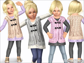 Sims 3 — 372 - Toddler coat with jeans by sims2fanbg — .:372 - Toddler coat with jeans:. Coat with jeans in 3