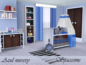 Sims 3 — Azul nursery by spacesims — If your Sims have a baby or a toddler, it's time for them to get a cozy nursery for