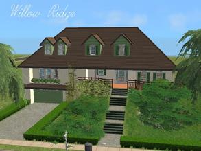 Sims 2 — Willow Ridge by millyana — If you drive out a few miles into the country, the road will begin to climb up the