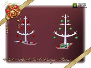 Sims 3 — deco center table winter wonderland by jomsims — deco center table winter wonder