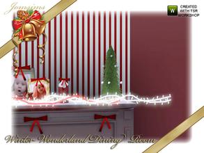 Sims 3 — table tree winter wonderland by jomsims — table tree winter wonder