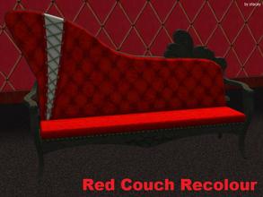 Sims 2 — Red Sofa Recolour by staceylynmay2 — This is a recolour of the sofa. Was ment to be pink but it came out more