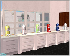 Sims 2 — recolor set of coffemaker by Birgit43 — recolors of coffeemarker from kitchen1