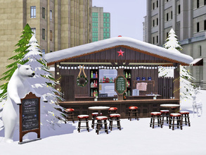 Sims 3 — Mulled Wine Street Stand by Wimmie — Whenever your Sims get too cold, just let them sidle up to this stand and