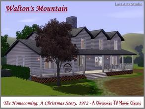 Sims 3 — Walton's Mountain by lostarts — This house was the setting for the long-running TV series, The Waltons, about a