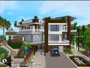 Sims 3 — Gazon Grape by Onyxium — Onyxium@TSR I hope you like it. - Stylish and useful, this house garden is like
