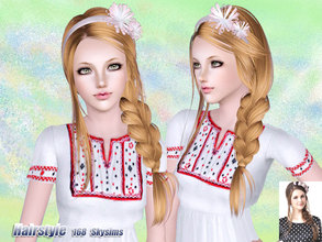 Sims 3 — Skysims-Hair-168 by Skysims — Female hairstyle for toddlers, children, teen (young) adults and elders.