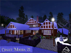 Sims 3 — Chalet Moeira 21 by Devirose — A classic house, snow, perfect for the Christmas season.Base Game compatible,no