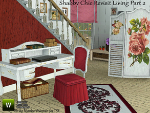 Sims 3 — Shabby Chic Revisit Living 2 by TheNumbersWoman — As you look through the --cough-- antiques around your room