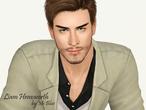 Sims 3 — Liam Hemsworth by Ms_Blue — Liam Hemsworth (born 13 January 1990) is an Australian actor. He took the role of