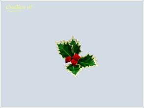 Sims 3 — Christmas Mistletoe by Severinka_ — Christmas set III Branch of mistletoe. Decor for the New Year and Christmas.