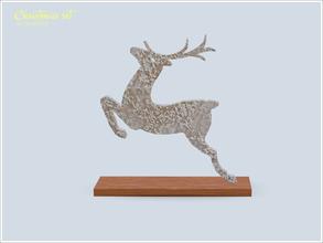Sims 3 — Deer v01 by Severinka_ — Christmas set III Figurine of a deer. Decor for the New Year and Christmas, perfect for