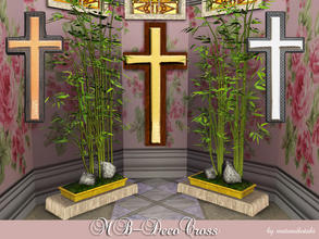 Sims 3 — MB-DecoCross by matomibotaki — MB-DecoCross, a plain and simple deco cross for church decoration with 3
