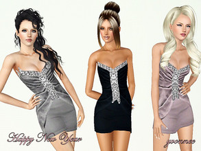 Sims 3 — Dress Geraldina by yvonnee2 — Happy New Year ! Coctail Dress Geraldina. Elegant and beautiful for Christmas