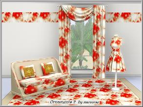 Sims 3 — Ornaments2_marcorse by marcorse — Pattern Themed: red and white Christmas ball ornaments .