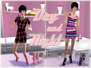 Sims 2 — Day and night by Nita_hc — -2 dresses by Nita_hc. What\'s your day? and what\'s your night?!