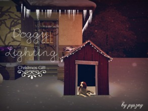 Sims 3 — Doggy Lighting Christmas Gift Vol 1 by pyszny16 — You don't have ide how to decorate your pets houses? Doggy