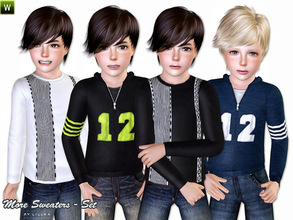 Sims 3 — More Sweaters for Boys - Set by lillka — This set includes two different sweaters for boys. I hope you like it