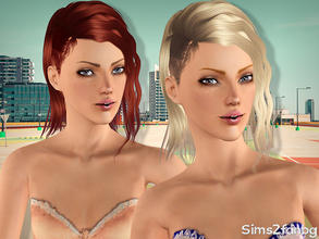 Sims 3 — Hair 18 - AF by sims2fanbg — .:Hair 18 - AF:. Hair for female teen through elder. I hope you like it! Happy new