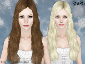 Sims 3 — Northern Star Hairstyle - Set by Cazy — Hairstyle for female, all ages All LODs included