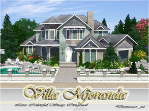Sims 3 — Villa Mjoranda by denizzo_ist — 30x30 A cute and useful house in Sunset Valley 1st. floor: Living room, dining