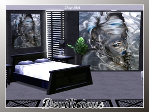 Sims 3 — Blue Eyes Paintingset by Devilicious by Devilicious — Blue Eyes Paintingset by Devilicious 2 Paintings, small