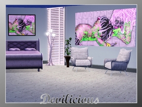 Sims 3 — Not The Girl Next Door Painting set by Devilicious by Devilicious — Not The Girl Next Door by Devilicious