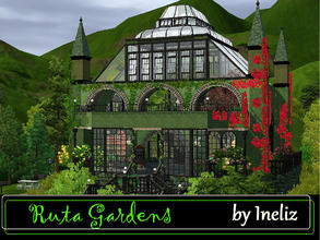 Sims 3 — Ruta Gardens by Ineliz — If your hometown has no greenhouse, then Ruta Gardens would be a perfect place for your