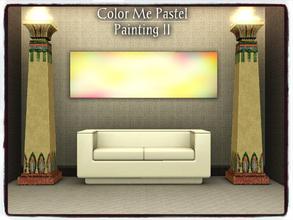 Sims 3 — Color Me Pastel_PAINTING II by Xodess — This painting is part of my 'COLOR ME PASTEL_PAINTING SET.', which can