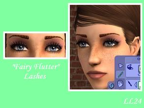 Sims 2 — Make-me-up Lashes - Fairy Flutter by luckylibran242 — For a more defined delicate look. Lashes appear separated