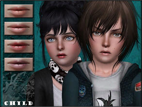 Sims 3 — LipsSet1 - Child by Shojoangel — Hi....natural looking lipstick, is only for child (female and male)...3