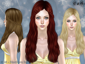 Sims 2 — Northern Star - Hairstyle by Cazy — Hairstyle for female, young adult~elder
