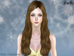 Sims 2 — Northern Star - Brown by Cazy — Hairstyle for female, young adult~elder